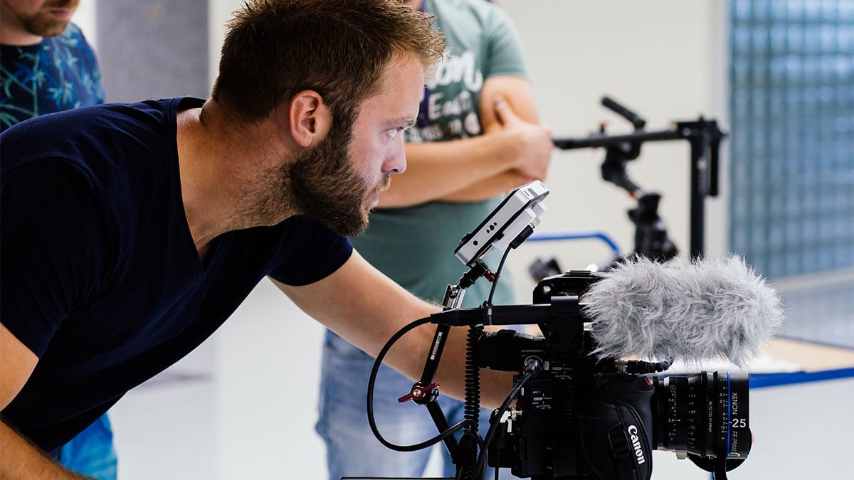 Filmopnames voor JC-electronics
